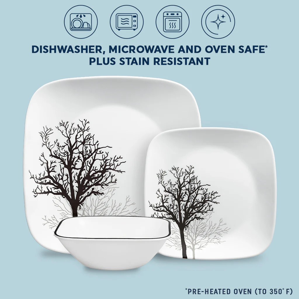 Corelle® Timber Shadows 12-piece Dinnerware Set, Service for 4 - Image 5